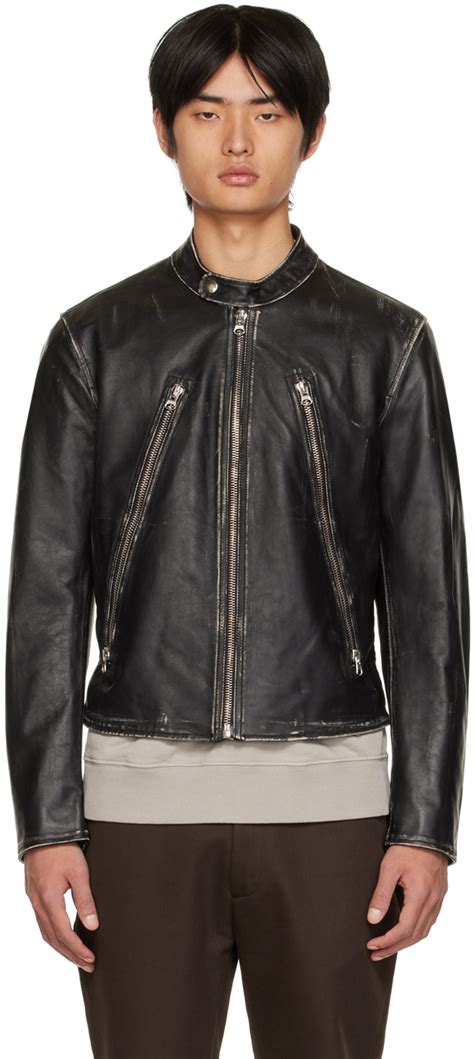 margiela line 14 leather bomber jacket replica|Margiela Leather Jacket .